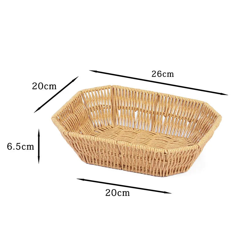 Simple Style Solid Color Storage Basket