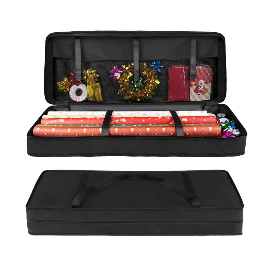 Cross-border hot sale gift paper storage tear-resistant storage box with adjustable Velcro Christmas gift storage bag