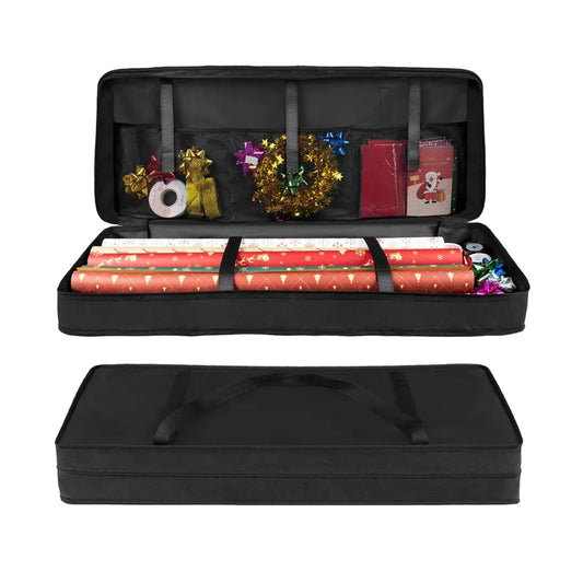 Cross-border hot sale gift paper storage tear-resistant storage box with adjustable Velcro Christmas gift storage bag