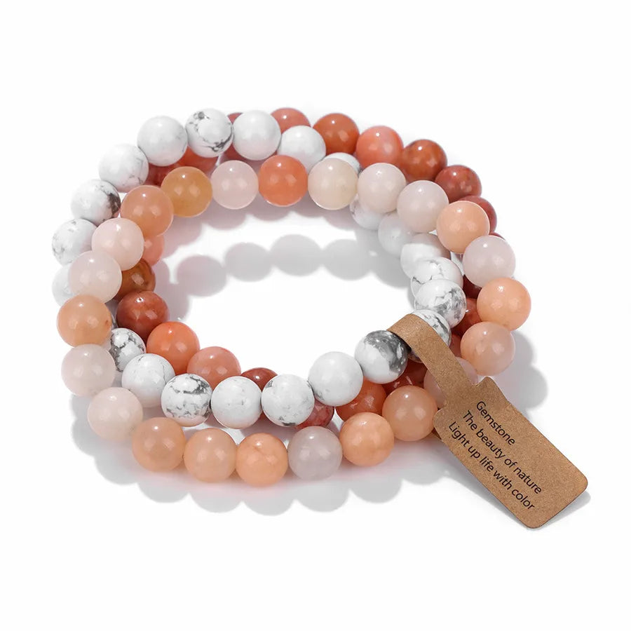 Simple Style Fruit natural stone Crystal Bracelets In Bulk