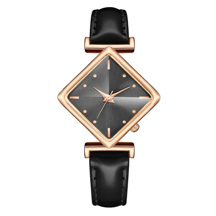 trendy fashion bright belt wrist diamond dial quartz ladies belt watch
