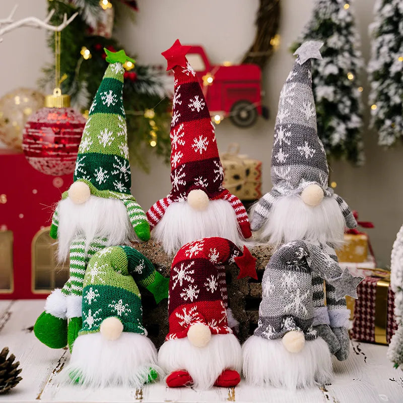 Christmas Cute Cartoon Character Polyester Party Ornaments
