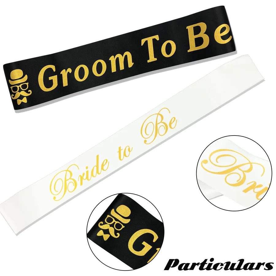 exclusive for bachelor party shoulder strap etiquette belt set bride to be etiquette belt bridal party set