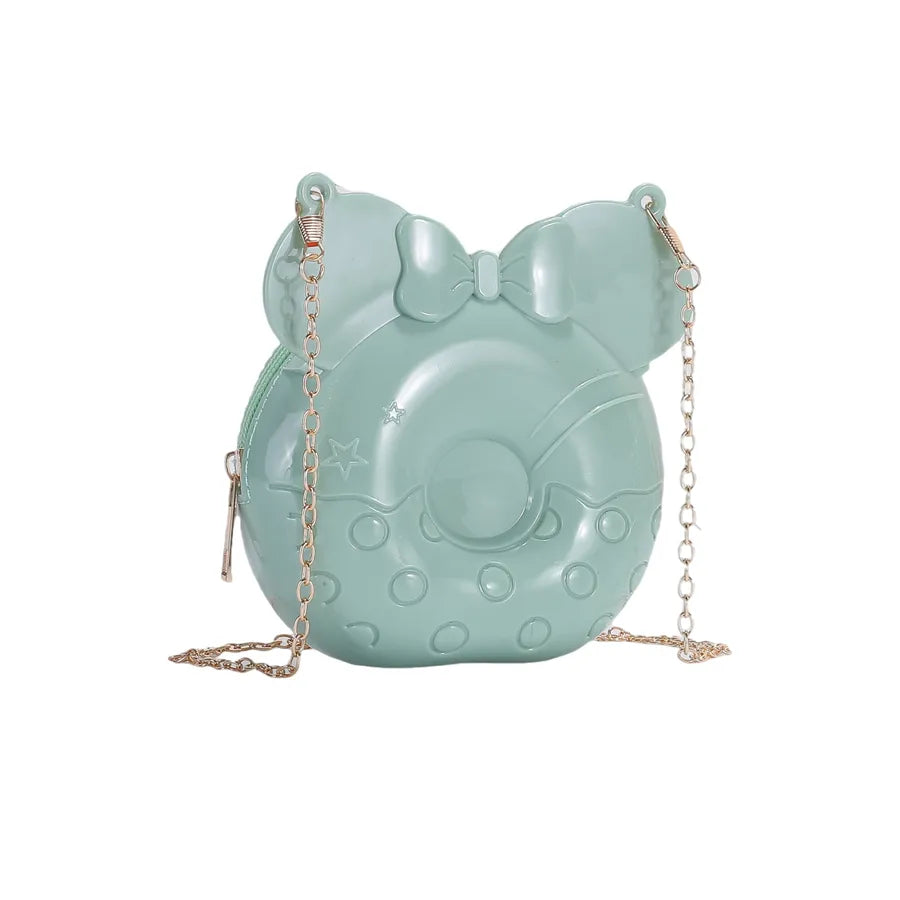 New Cute  Children's Bags Gel Bag Coin Purse Donut Mini Bag Shoulder Messenger Bag Foreign Trade