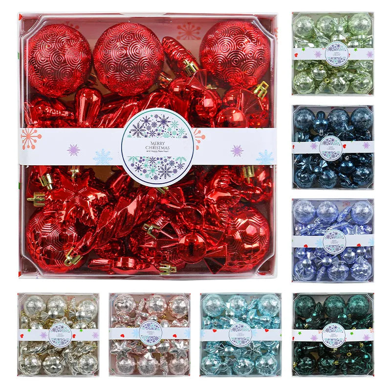 Christmas Simple Style Candle Snowflake Plastic Indoor Party Hanging Ornaments