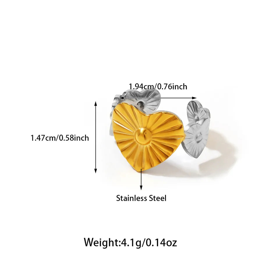 Wholesale Jewelry Hawaiian Tropical Streetwear Solid Color 304 Stainless Steel Rings