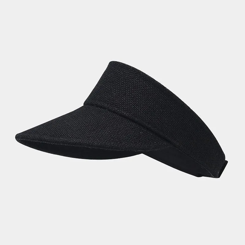 women's simple style commute solid color big eaves sun hat