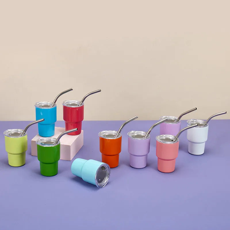 cute formal solid color stainless steel water bottles 1 piece