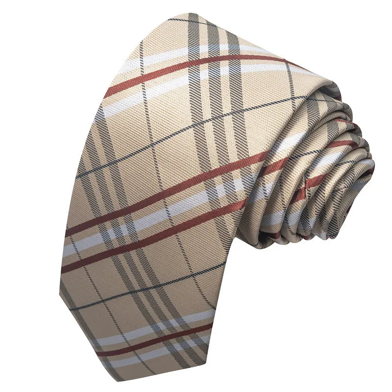business formal solid color cashew nuts flower polyester yarn men's tie