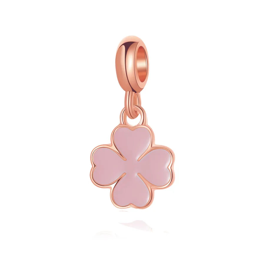 1 Piece Diameter 10mm Alloy Coconut Tree Heart Shape Bow Knot Pendant