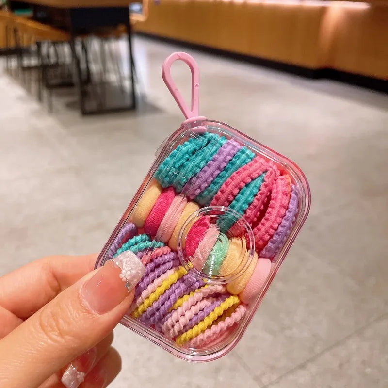 Simple Style Girl'S Camera Cloth Stripe Hair Tie