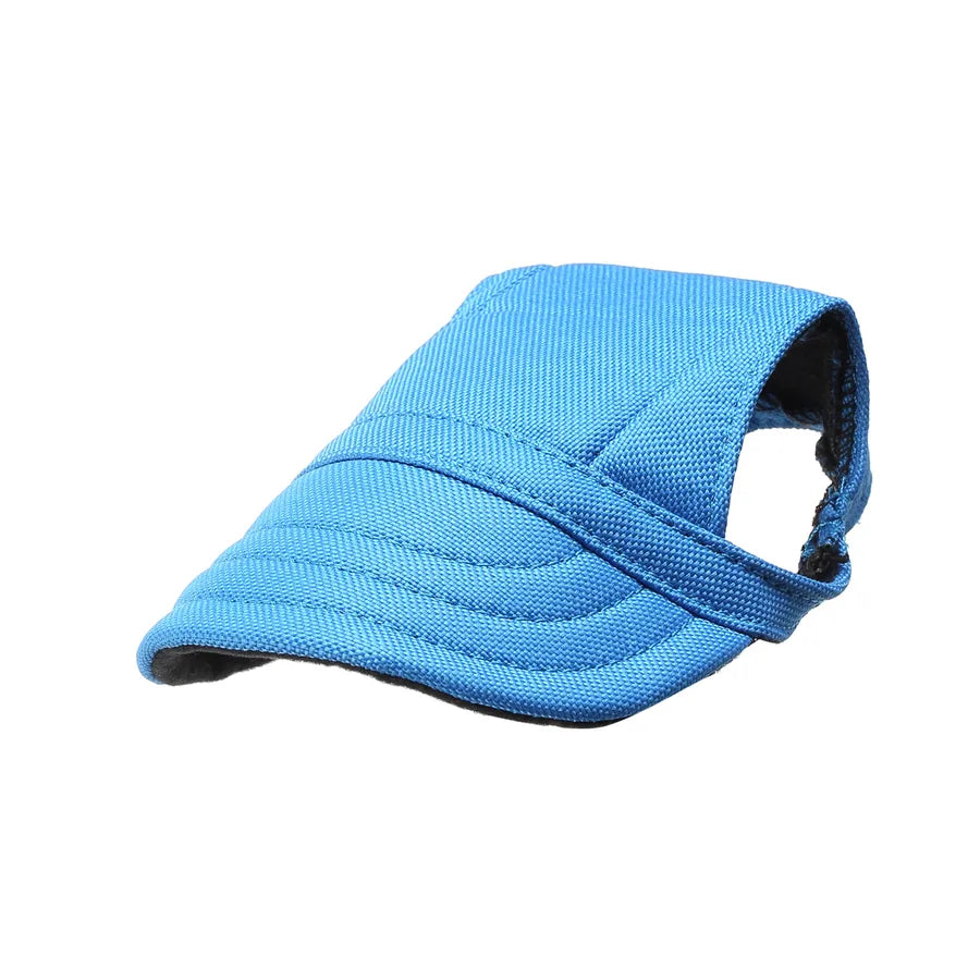simple style canvas oxford cloth stripe pet hat