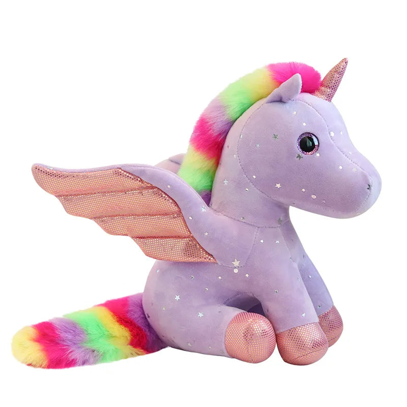 new Angel  rainbow horse children's toy doll doll plush toy doll mascot
