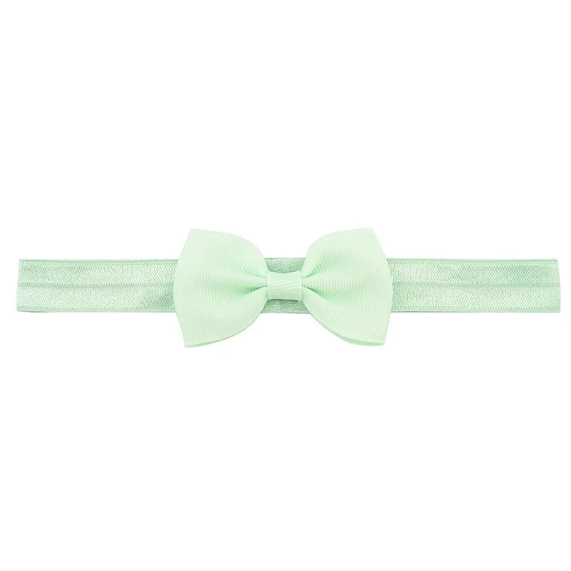 Explosive New Hairband Simple  Kidsren's Multi-color Optional Bow Rib Single Knot Headband  Hot Sale