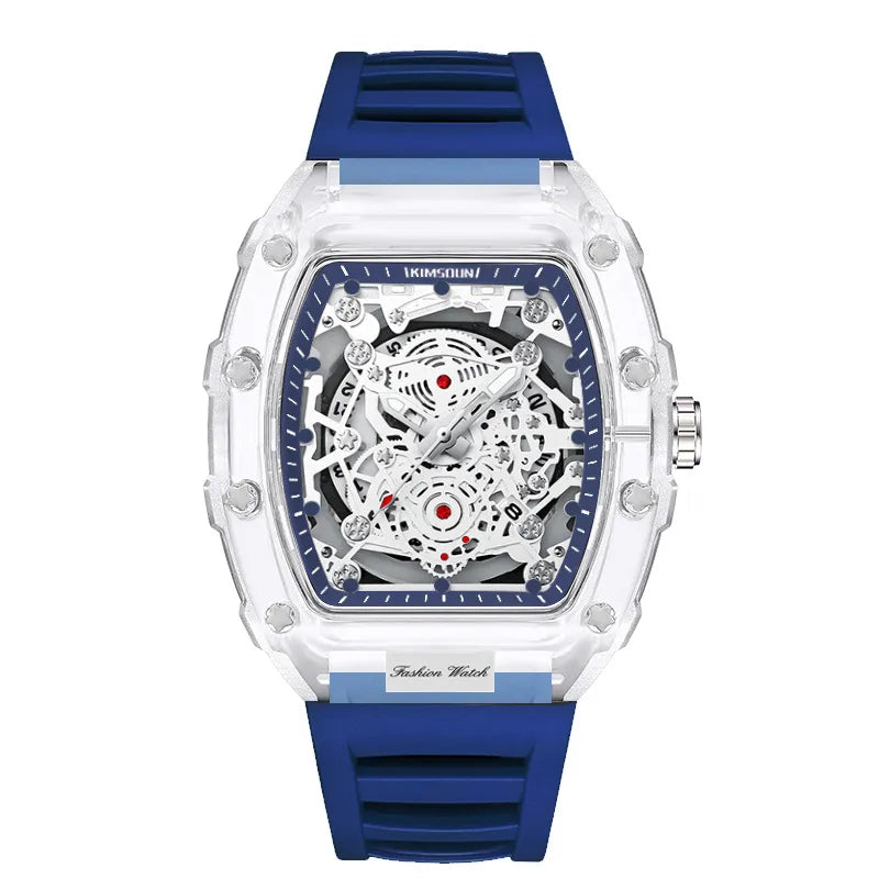 Simple Style Geometric Buckle Quartz Men's Watches