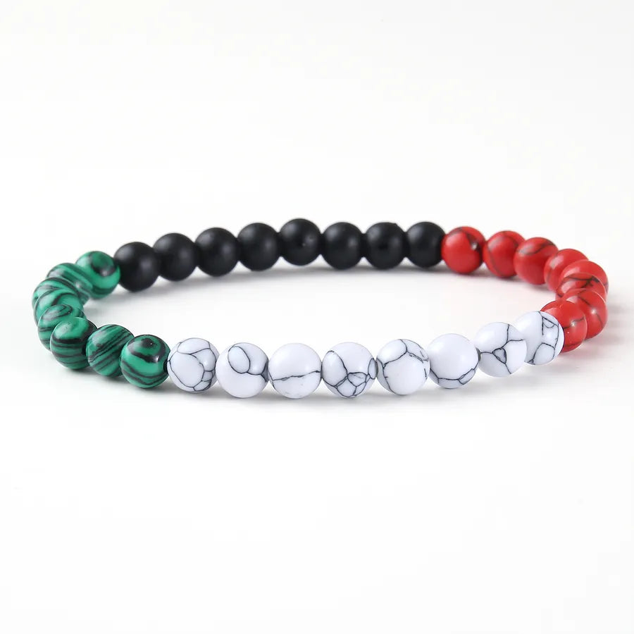 Commute Round natural stone Beaded Chain Bracelets In Bulk