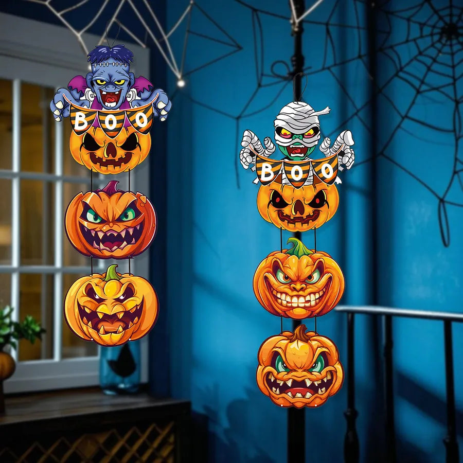 Halloween Party Decoration Yard Arrangement Customizable Door Hanging Ornament For Shopping Mall And Bar Halloween Festive Atmosphere