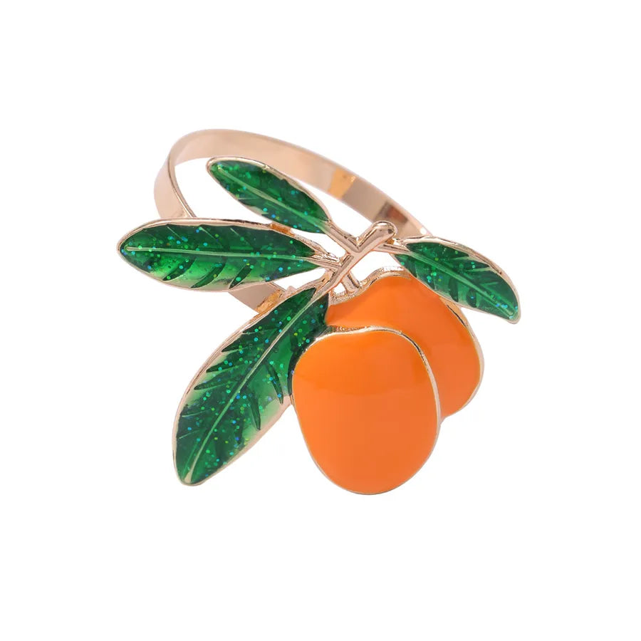 Cute Lemon Alloy Towel ring napkin rings 1 Piece