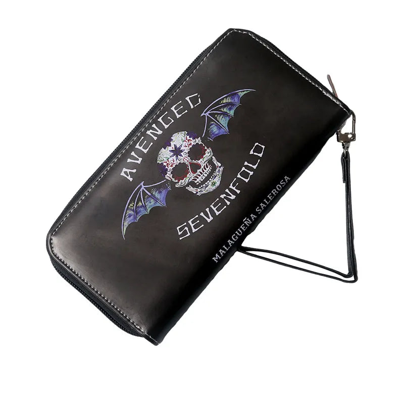 unisex cartoon pvc zipper wallets
