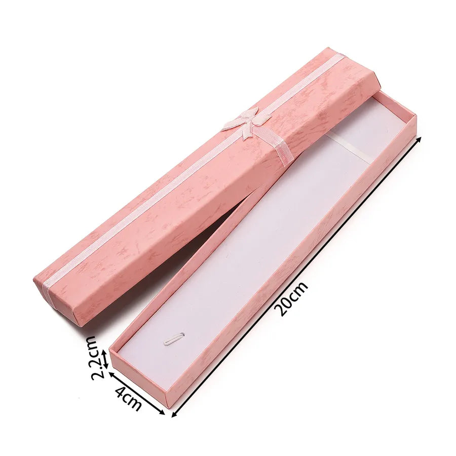 1 Piece Paper Elegant Simple Style Daily Date Bow Knot Jewelry Boxes