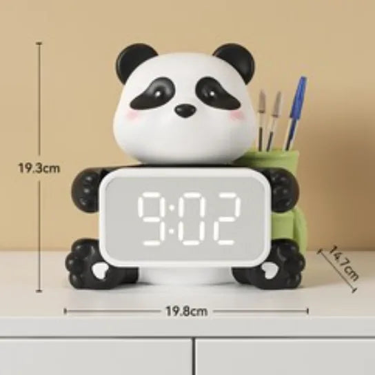 Cute panda decoration key storage living room home decoration creative gift wine cabinet entrance tray