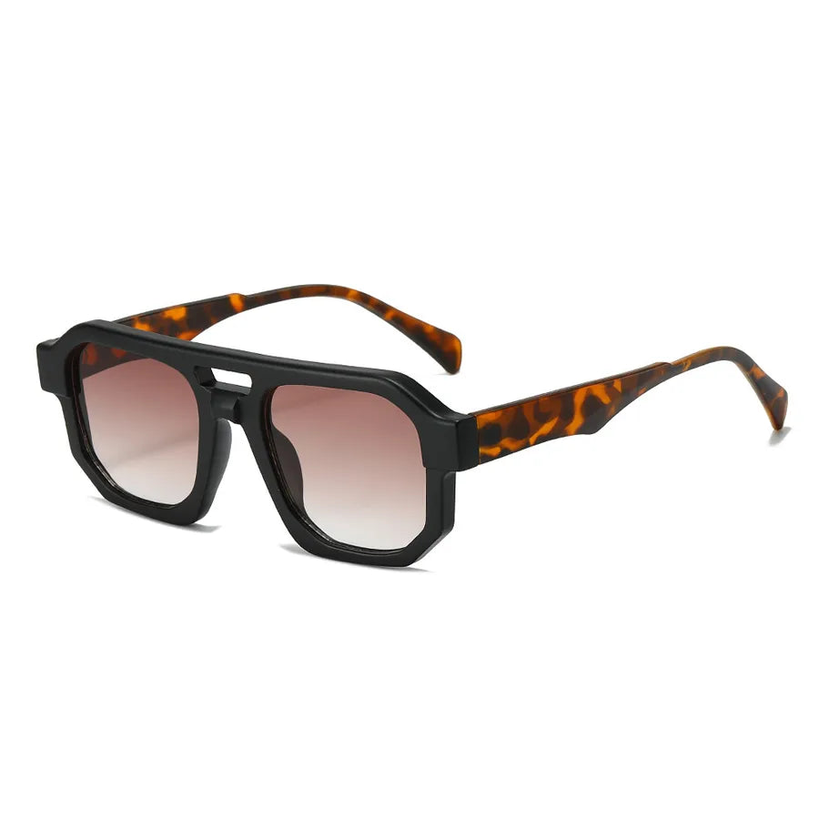Casual Basic Simple Style Geometric Pc Square Full Frame Men's Sunglasses