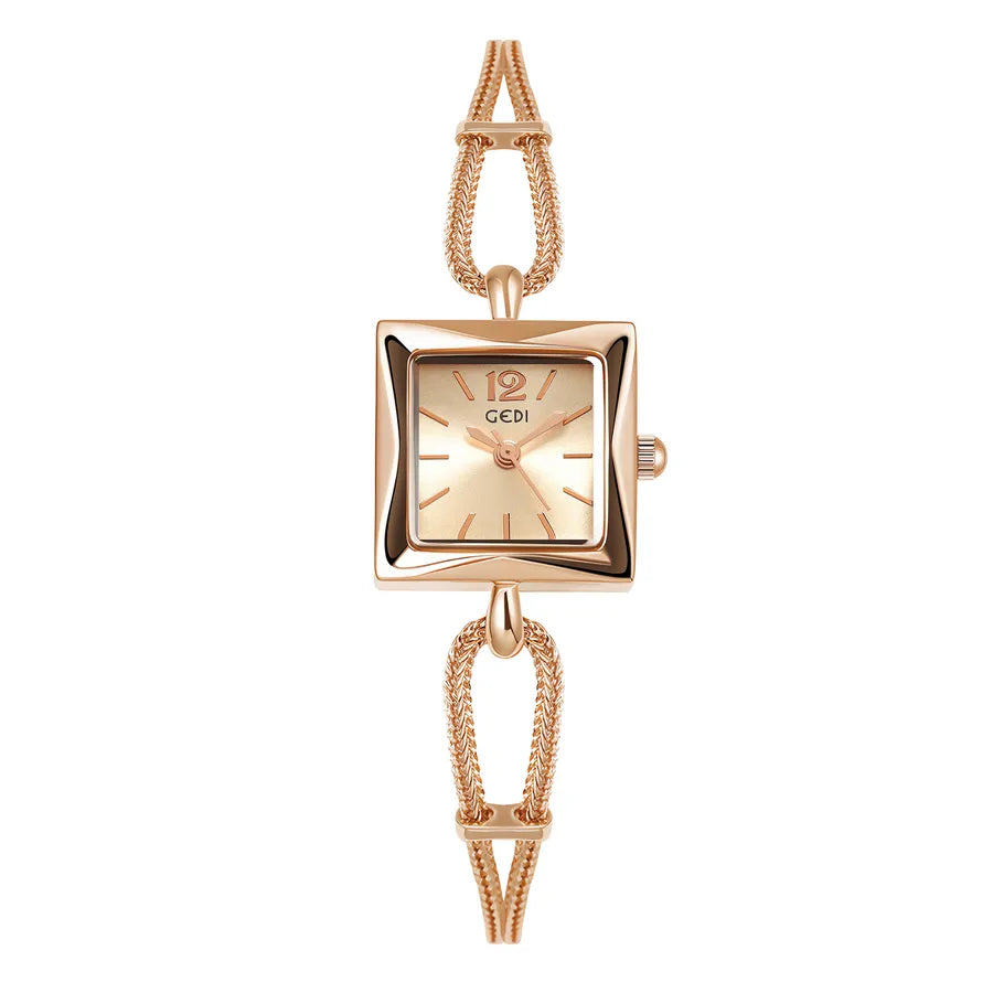 Streetwear Geometric Jewelry Buckle Quartz Women's Watches
