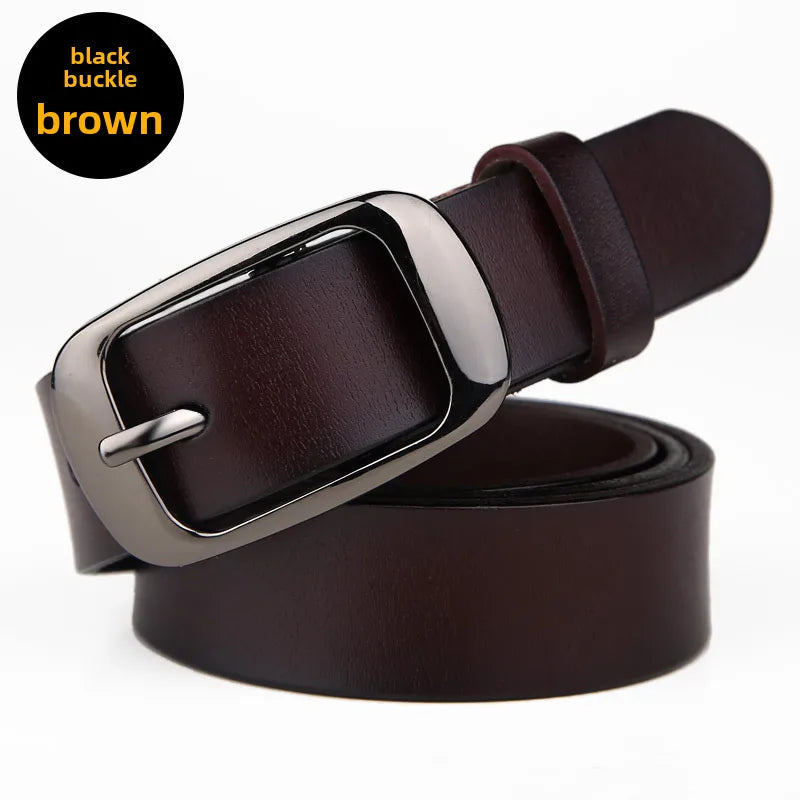 women's leather belt genuine leather women's leather casual belt decoration fashion all-matching  wholesale delivery