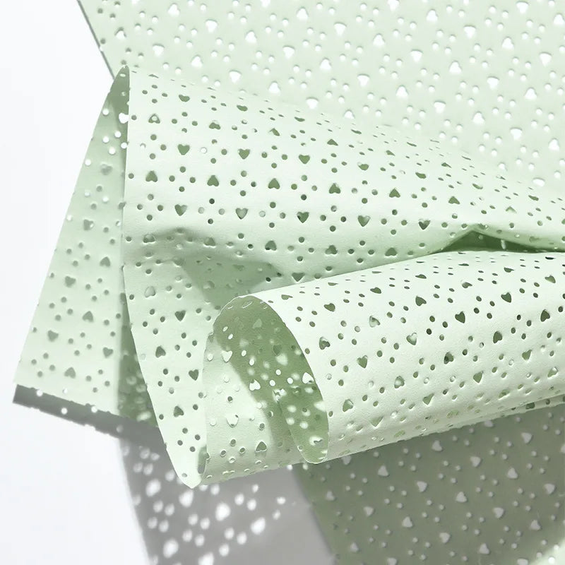 Romantic Simple Style Heart Shape Paper Date Festival Gift Wrapping Supplies Party Supplies Gift Wrapping Supplies 5 PCS/Package