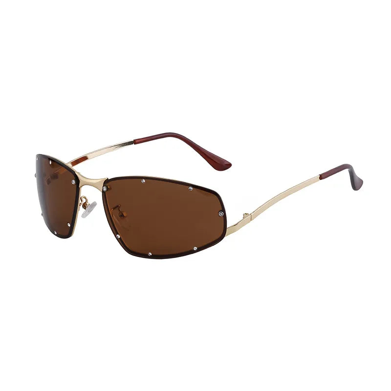 Vacation Solid Color Tinted Lenses Square Full Frame Men's Sunglasses