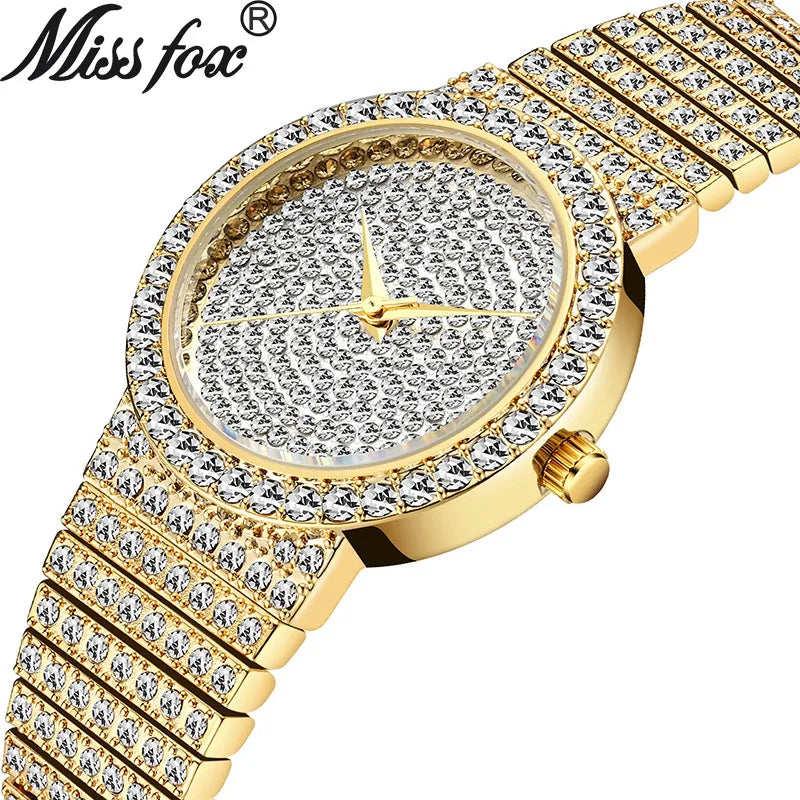 Simple Style Classic Style Solid Color Jewelry Buckle Quartz Women's Watches