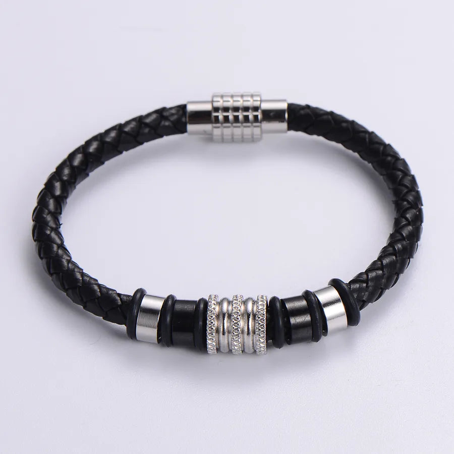 Simple Style Solid Color 304 Stainless Steel 18K Gold Plated No Inlaid Bracelets In Bulk
