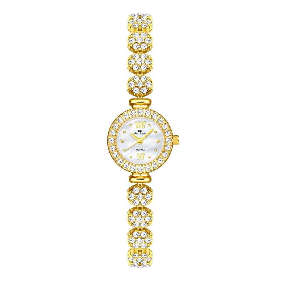 Simple Style Classic Style Solid Color Jewelry Buckle Quartz Watch