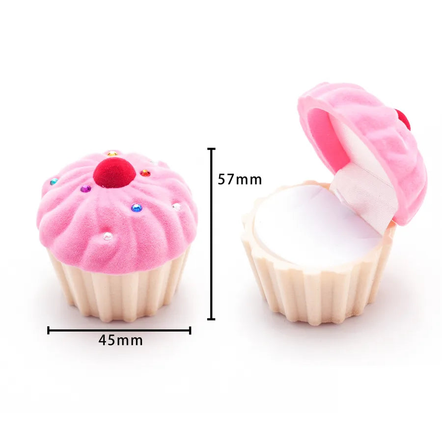 1 Piece Flannel Simple Style Classic Style Daily Angel Crown Strawberry Jewelry Boxes