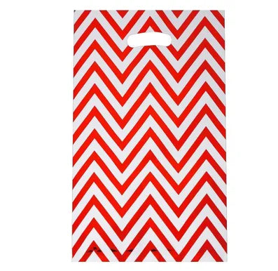 Birthday Simple Style Stripe Aluminum Film Birthday Festival Gift Wrapping Supplies Gift Bags