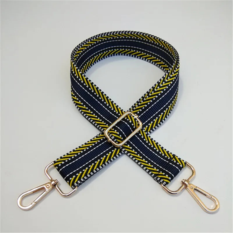 all seasons polyester stripe sling strap bag accessories