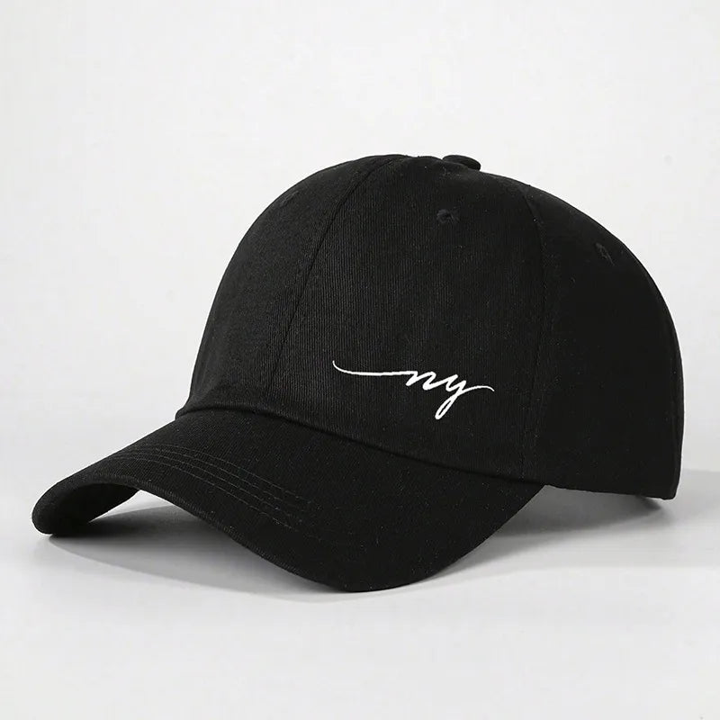 Unisex Casual Classic Style Solid Color Curved Eaves Baseball Cap