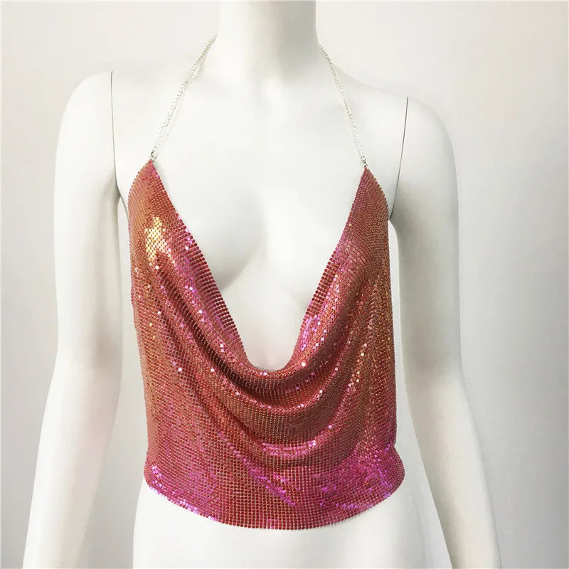 women's eyelet top tank tops sequins vacation sexy solid color