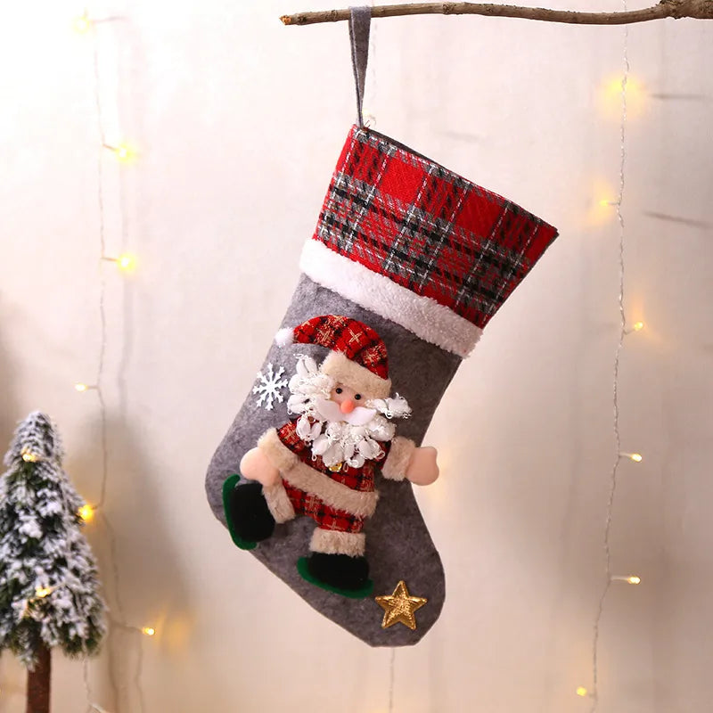 Christmas Fashion Snowman Elk Party Christmas socks