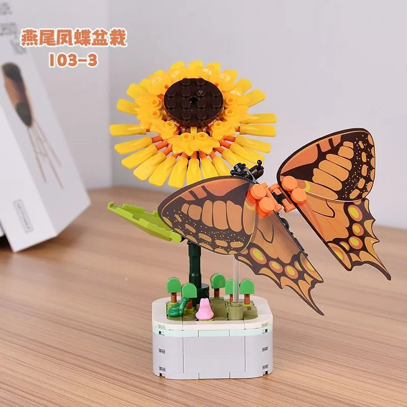 Kids(7-16Years) Children Unisex Flower ABS Building Toys Learning & Education Toys