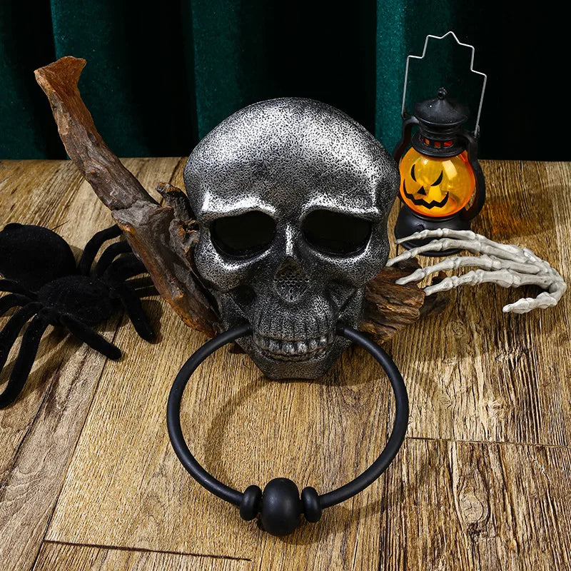 halloween skull plastic party doorbell