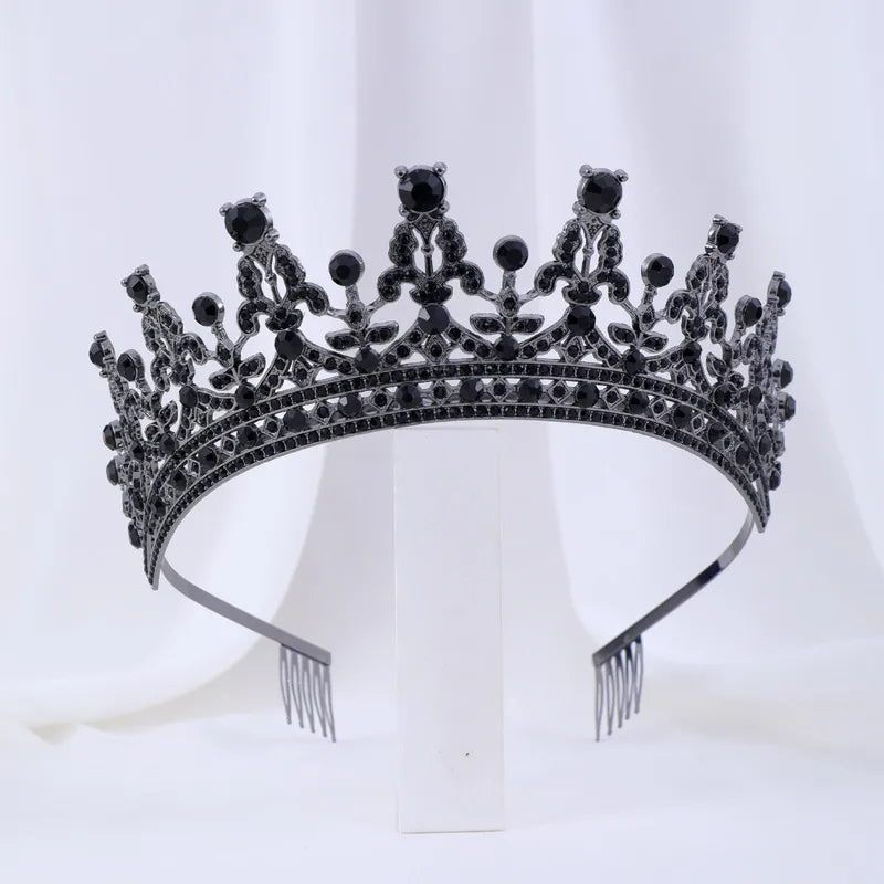 ethnic style crown alloy diamond rhinestones crown 1 piece