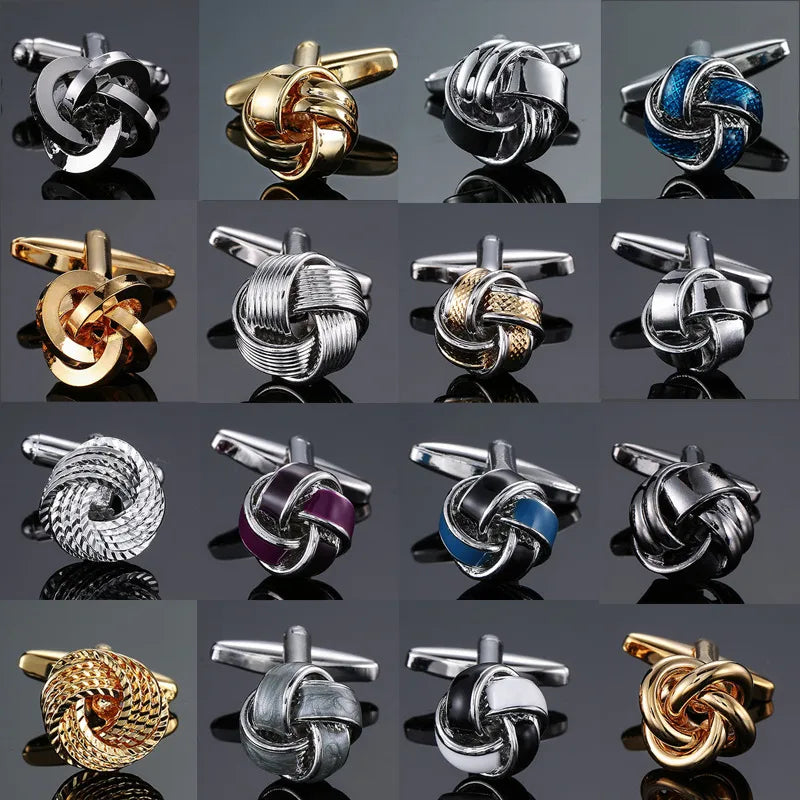 simple style solid color copper plating unisex cufflinks 1 pair