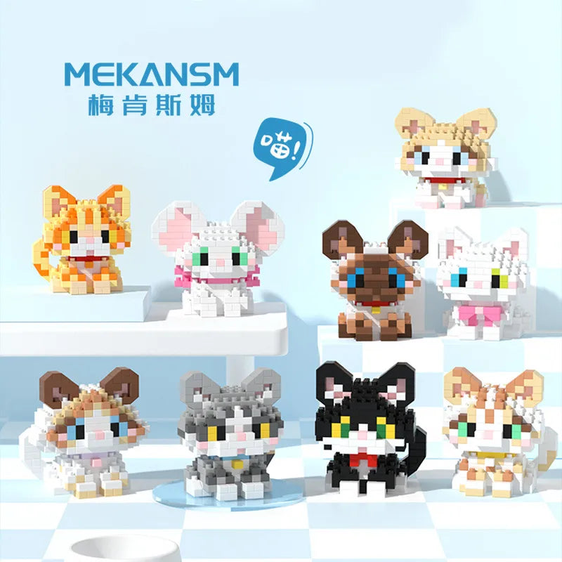 Kids(7-16Years) Children Unisex Cartoon Character Plastic Building Toys Learning & Education Toys