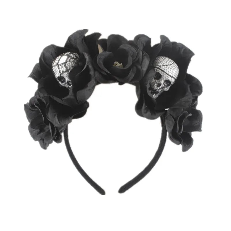 Halloween Funny Flower Skull Foam Holiday Party Party Accessories Party Supplies