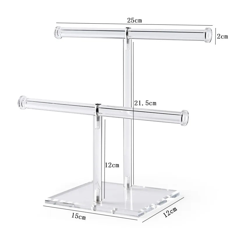 1 Piece Arylic Elegant Simple Style Geometric Jewelry Display Jewelry Rack