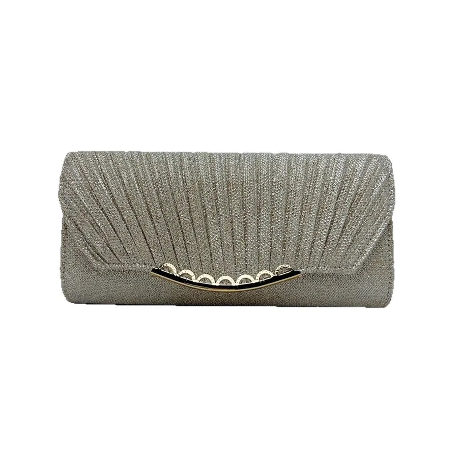 Shiny Evening Clutch Bag Fashionable Crossbody Women's Bag Elegant Atmosphere Luxury Sensation Summer Handbag Polyester Material