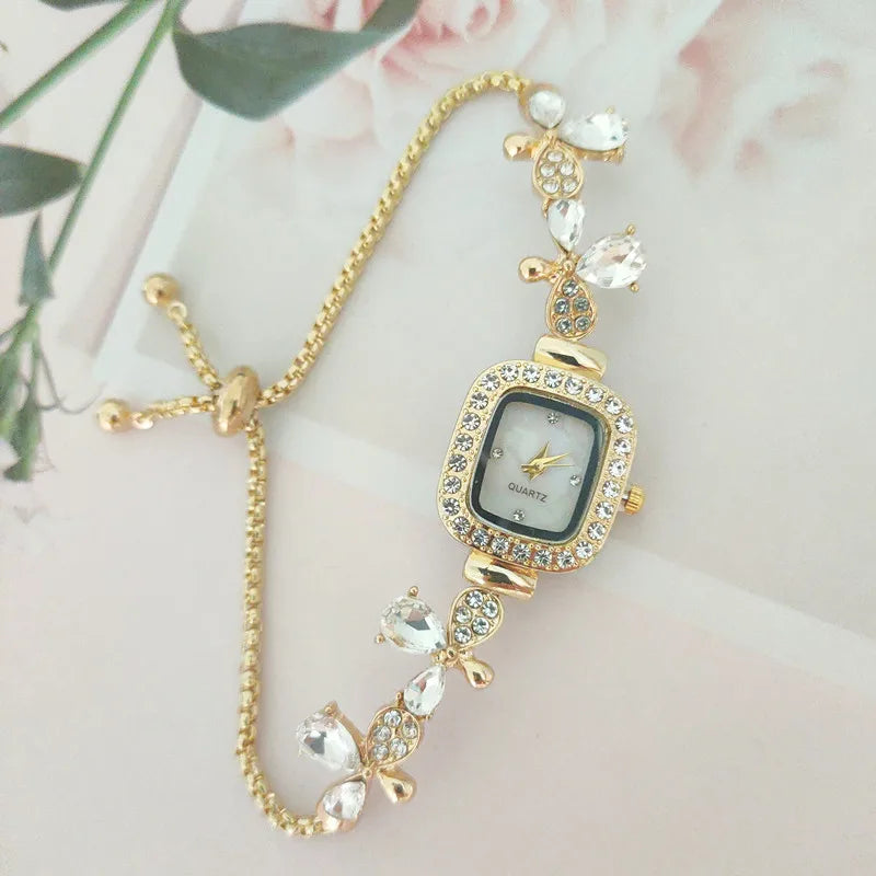 Elegant Solid Color Telescopic Rope Quartz Watch Women's Watches