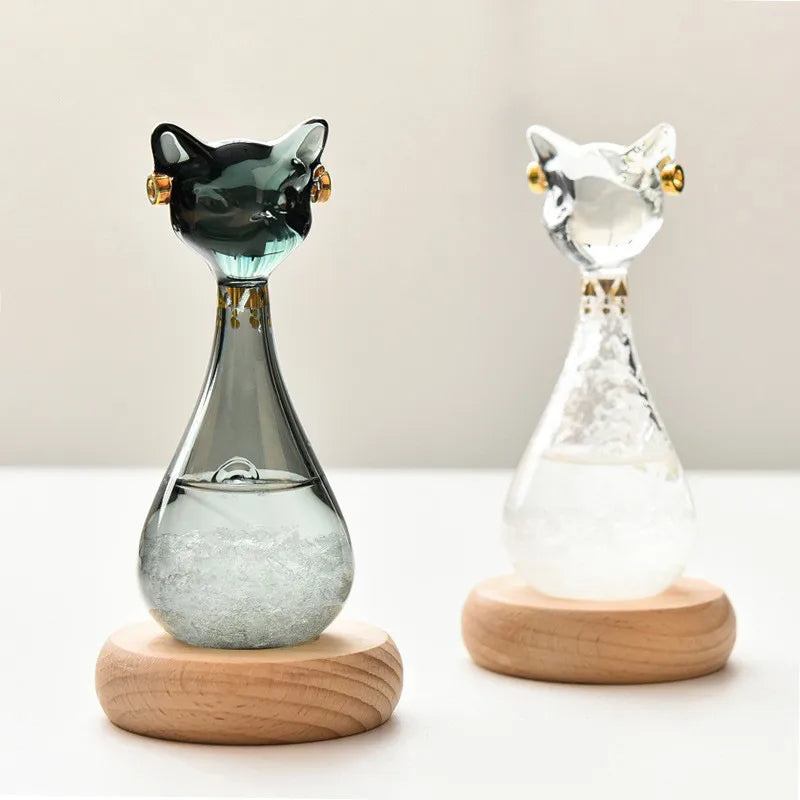 Simple Style Cat Glass  Ornaments