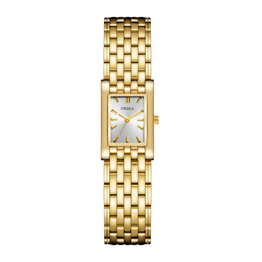 Retro Classic Style Geometric Single Folding Buckle Quartz Watch Women's Watches